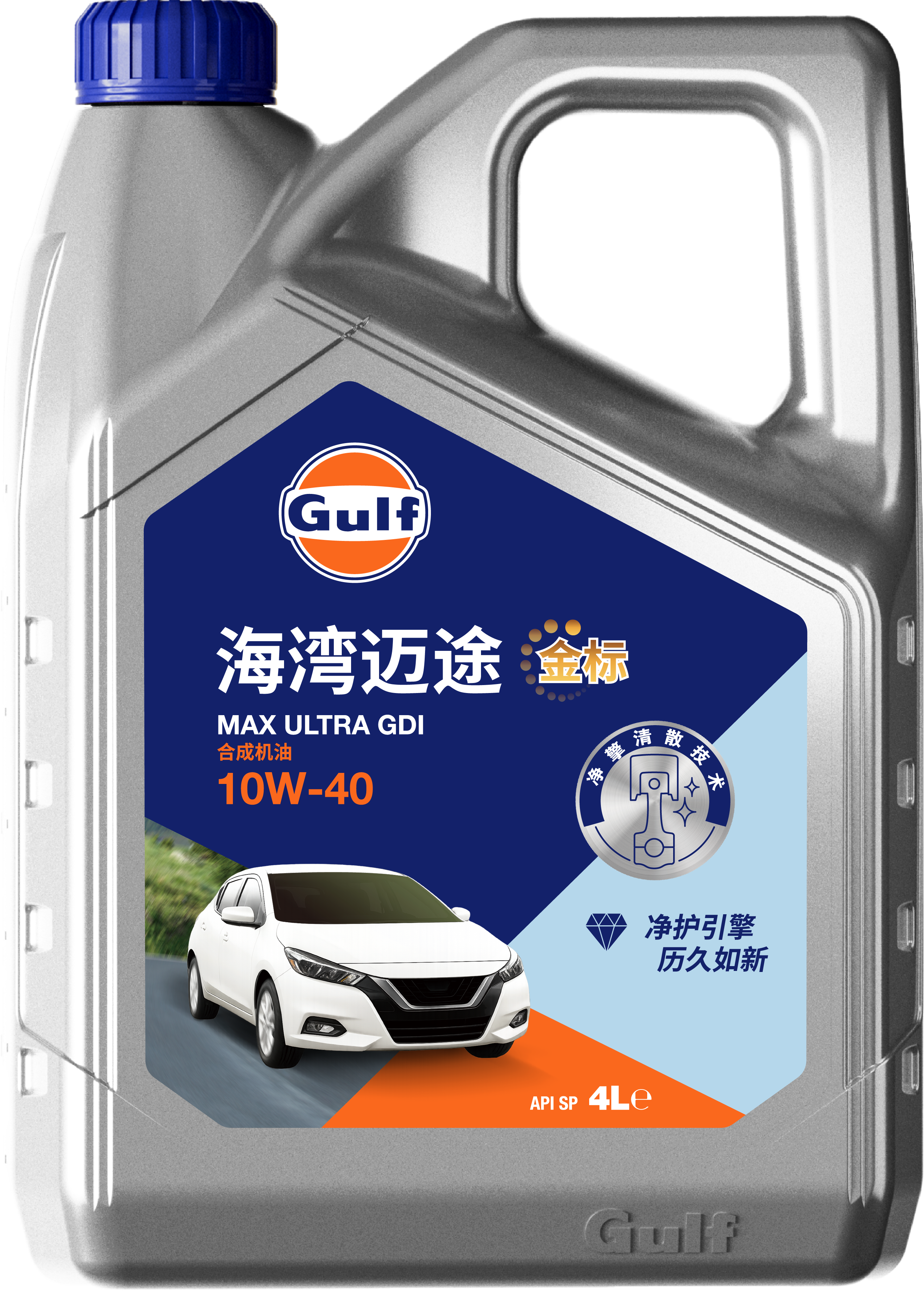 海湾迈途合成技术机油 10W-40